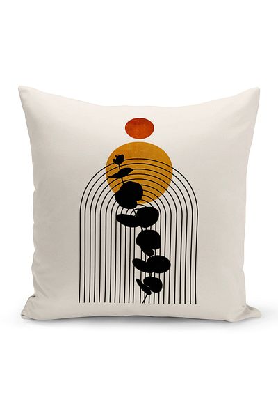 Bertille Home Σειρά Minimalist Digital Printed Κάλυμμα μαξιλαριού διπλής όψης