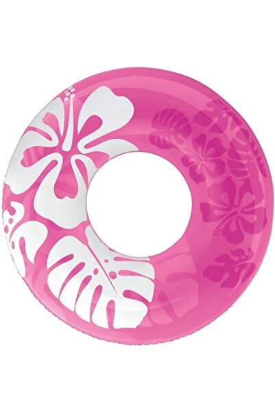 Intex Kız Çocuk Pembe Desenli Can Simidi 91 cm