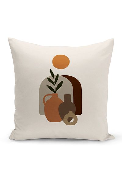 Bertille Home Σειρά Minimalist Digital Printed Κάλυμμα μαξιλαριού διπλής όψης
