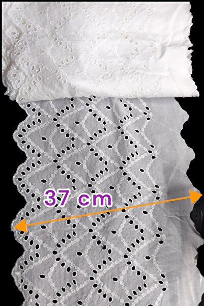 DUAYEN vual üzeri işleme dalgalı geniş fisto 1 metre