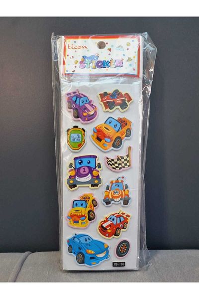 Ticon 11*20 Pieces Planner, Educational and Curving Sticker for Racing Cars