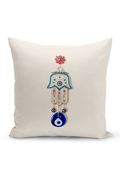 Bertille Home Κάλυμμα μαξιλαριού Evil Eye (Κάλυμμα μαξιλαριού για το κακό μάτι)