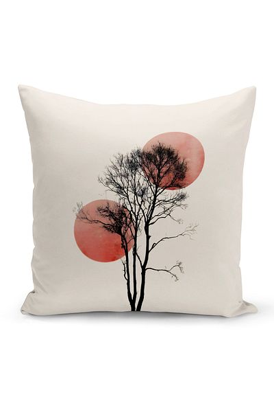 Bertille Home Σειρά Minimalist Digital Printed Κάλυμμα μαξιλαριού διπλής όψης