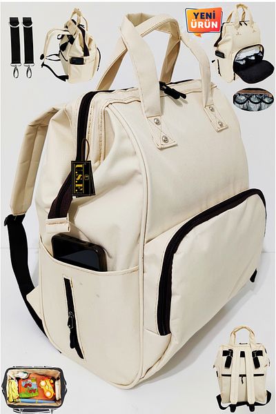 USF Mother Baby Care Hospital Exit Handbag Organizer Functional Mother Baby Care Backpack