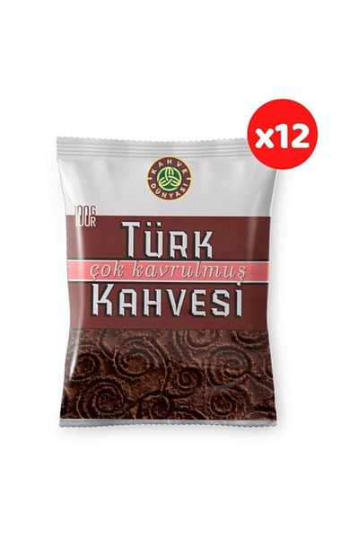 Kahve Dünyası Very Roasted Turkish Coffee 100Gr 12 Pack