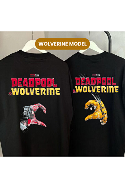 Toum Deadpool i Wolverine Sa deznom Oversize kroj T-shirt