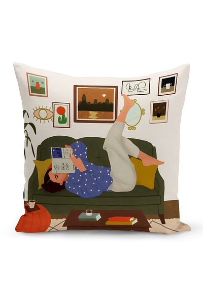 Bertille Home Bohemian Series Double Sided Digital Printed Throw Pillow Case (Bohemian Cushion Cover)