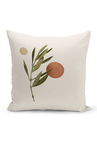 Bertille Home Σειρά Minimalist Digital Printed Κάλυμμα μαξιλαριού διπλής όψης