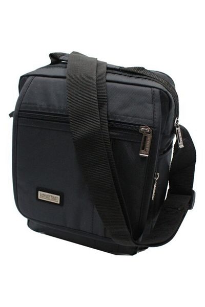SEVENTEEN Men's Black Multi-Eye Bag with Hand and Shoulder Strap 2245