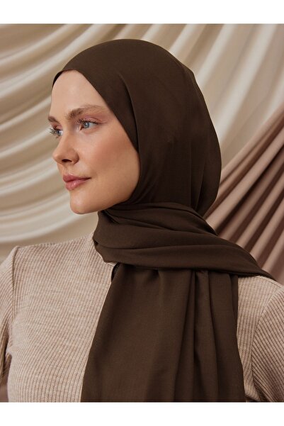 Femple Modest Καλοκαιρινό υφαντό σάλι | Χρώμα: Γη | Μέγεθος: 180x70cm | χιτζάμπ