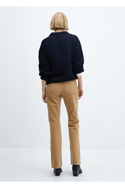 MANGO Woman Koyu Camel Kadın  Jeans 67120261