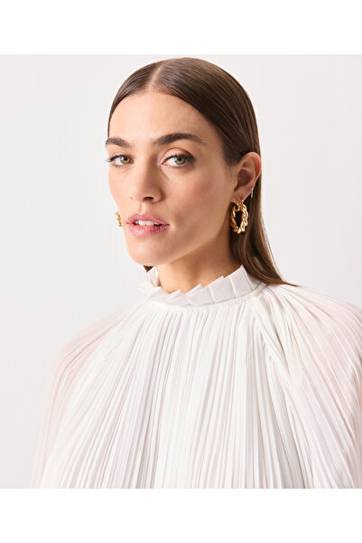 İpekyol White Woven Shirt