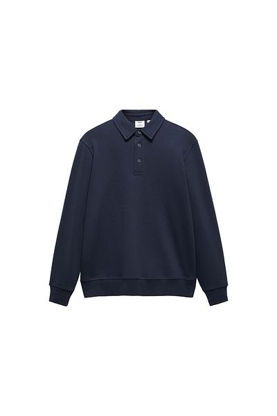 MANGO Woman Ανδρικό φούτερ57916025 - Navy Blue