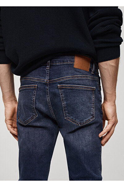 MANGO Koyu Denim Erkek  Jeans 67110271