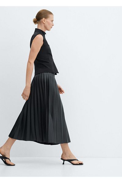 MANGO Woman Black Women's Skirt -67150464