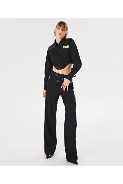 Twist Black Woven Shirt