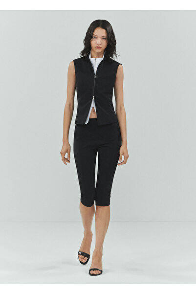 MANGO Woman Siyah Kadın Tayt 67043697