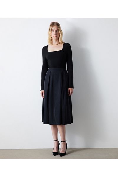 İpekyol Black Woven Skirt