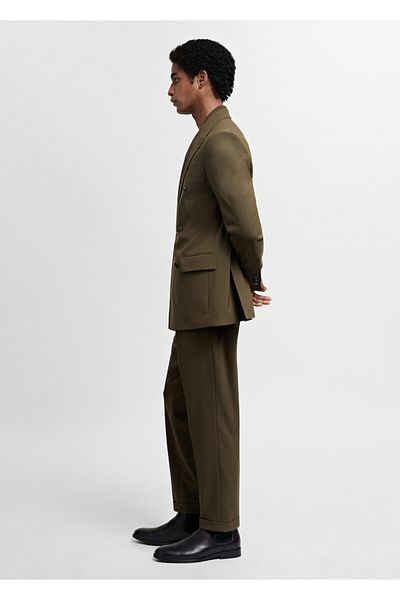 MANGO Men's Khaki Pants -67900647