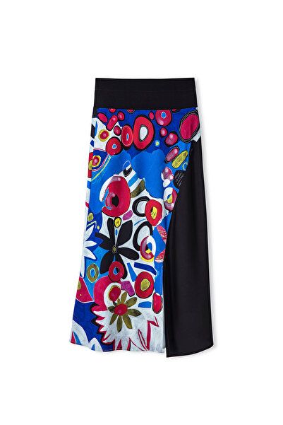 Twist Colorful Woven Skirt