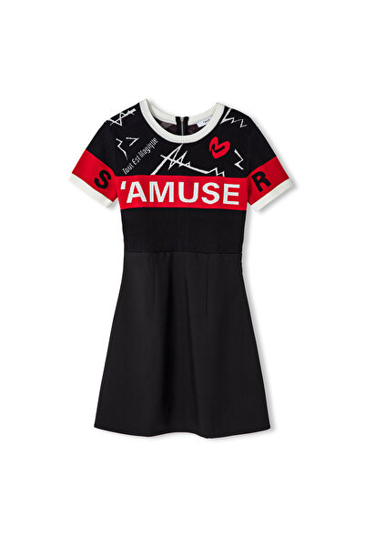 Twist Black Knitwear Dress