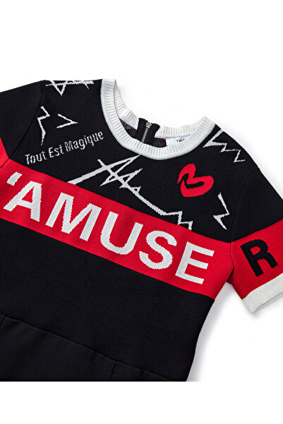 Twist Black Knitwear Dress