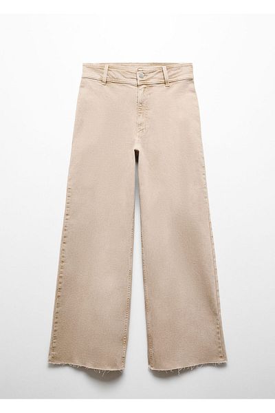 MANGO Woman Γυναικείο Jeans Sand -67140298