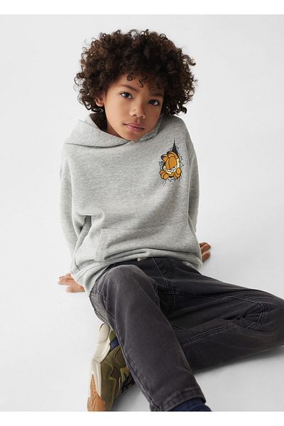 MANGO Woman Boys' Black Denim Jeans -57947721