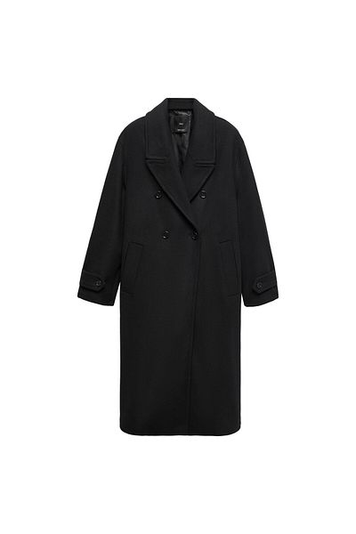MANGO Women's Black Coat - Model67160448
