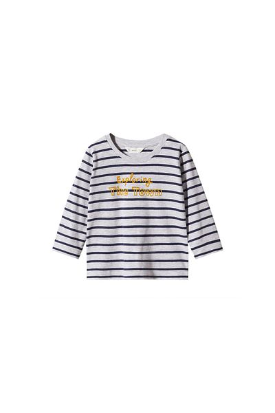 MANGO Baby Boy Metal Gray T-Shirt -57913266