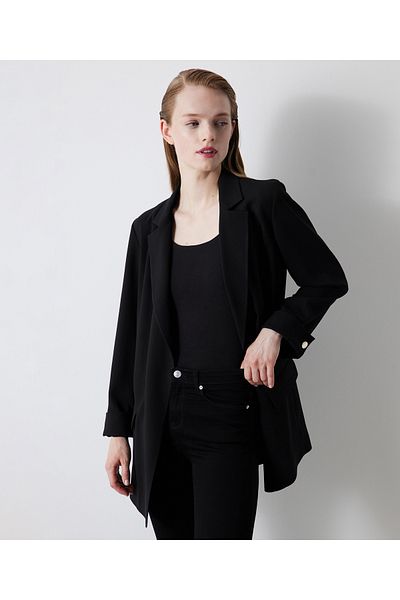 İpekyol Black Woven Jacket