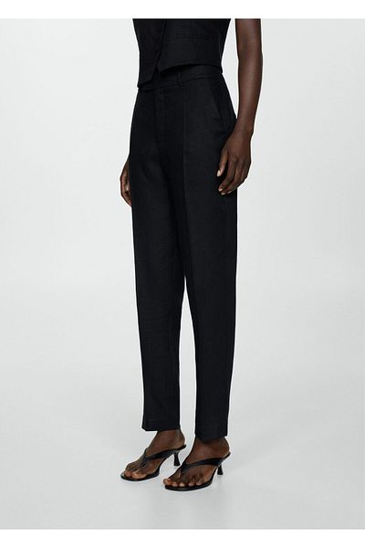 MANGO Women's Black Pants -67997111