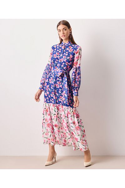 İpekyol Colorful Woven Dress