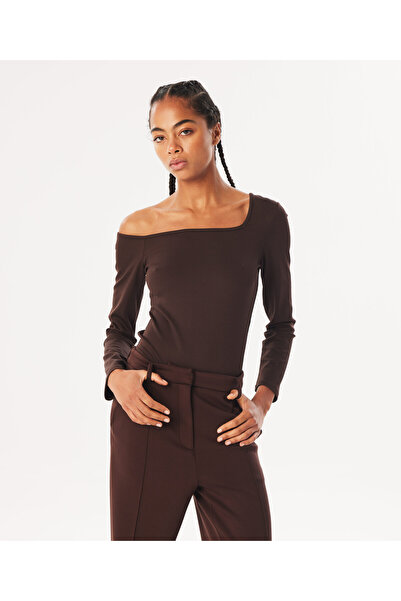 Twist Brown Woven Trousers