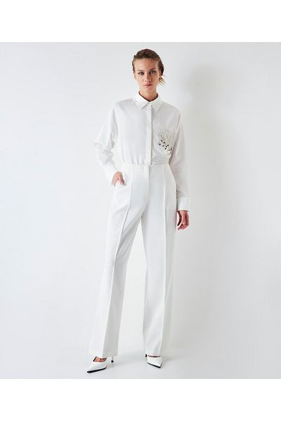İpekyol White Woven Shirt