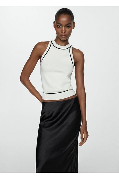 MANGO Woman Black Women's Skirt -67130461