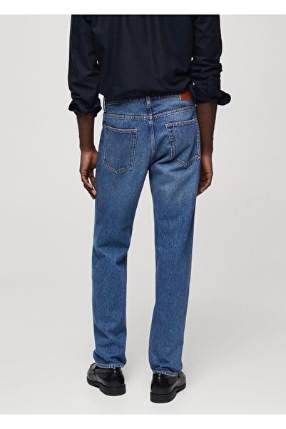MANGO Man Bob düz kesim jean pantolon