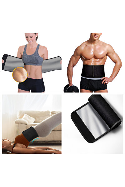 Ankaflex Unisex Kadın Erkek Bel Yağ Yakma Korsesi Eğitim ve Egzersiz Terletic...