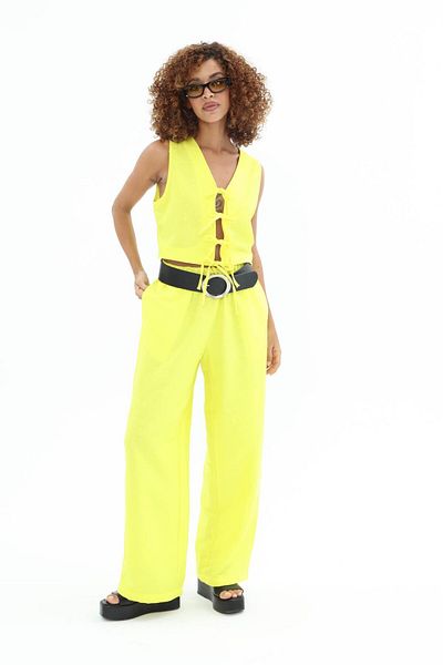 Lijuri Korinna 9862 Model Tied Vest and Trousers Set