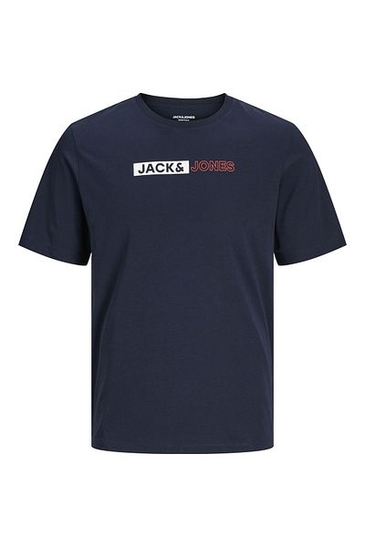 Jack & Jones Plus Μπλουζάκι με μοτίβο με λογότυπο Plus Size