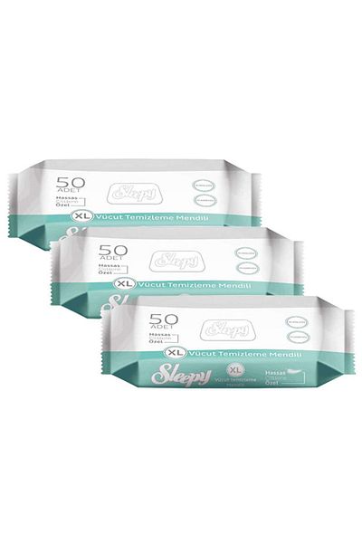 Sleepy Body Cleansing Wipes 50 x 3 Pieces