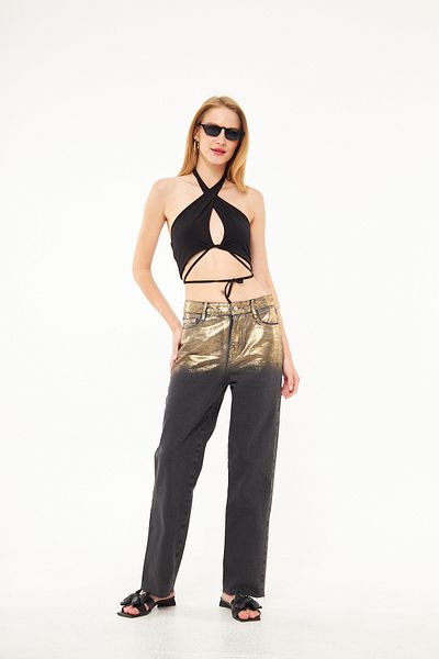 Kutaf Women's Foiled Trousers
