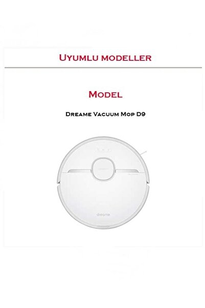 ibrush Dreame D9 και D9 Max - Πακέτο με 2 λευκές πλαϊνές βούρτσες, συμβατό