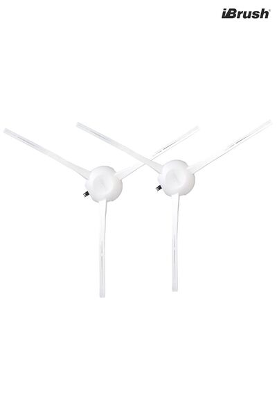 ibrush Dreame F9 2li Beyaz Yan Fırça, Dreame F9 Ile Uyumlu 2li Yan Fırça Beyaz