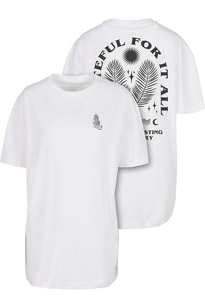 Days Beyond Übergroßes Boyfriend-T-Shirt „Grateful“