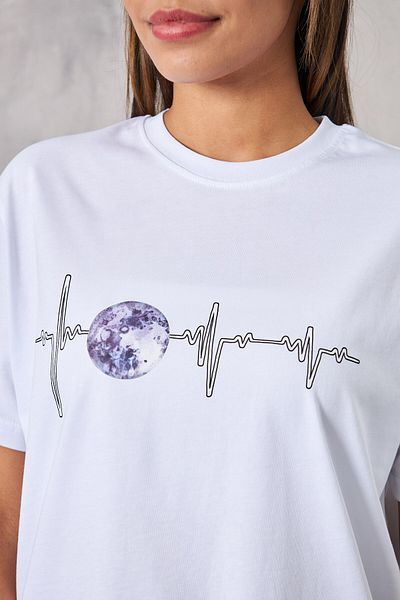 The Champ Clothing Tricou de damă cu imprimeu alb Rhythm - The Champ