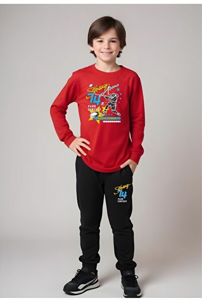 FYK COLLECTİON Σετ αθλητικής φόρμας με στρογγυλή λαιμόκοψη για αγόρι