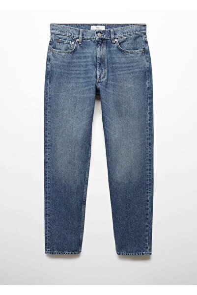 MANGO Man Bob düz kesim jean pantolon