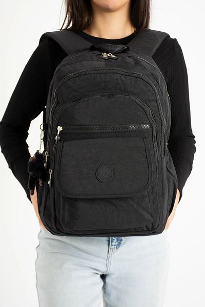 Alanç Gift Εξαιρετικά ελαφρύ, αδιάβροχο Unisex μαύρο σχολικό σακίδιο πλάτης με πολλές τσέπες μεγάλου όγκου με θήκη φορητού υπολογιστή