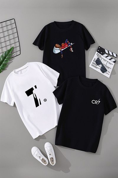 VASK Ready Unisex Παιδικό T-Shirt - Πακέτο 3